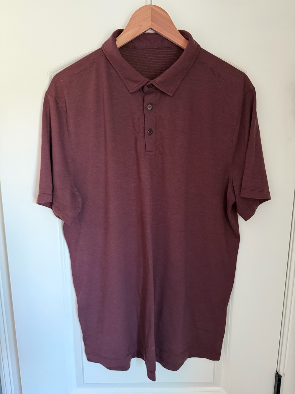 lululemon athletica Men's Polo in Deep Burgundy
